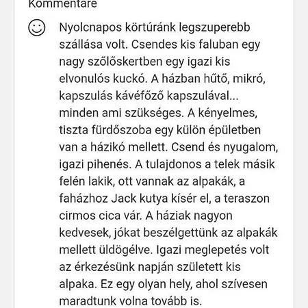 Alpaka Faház Bakonya
